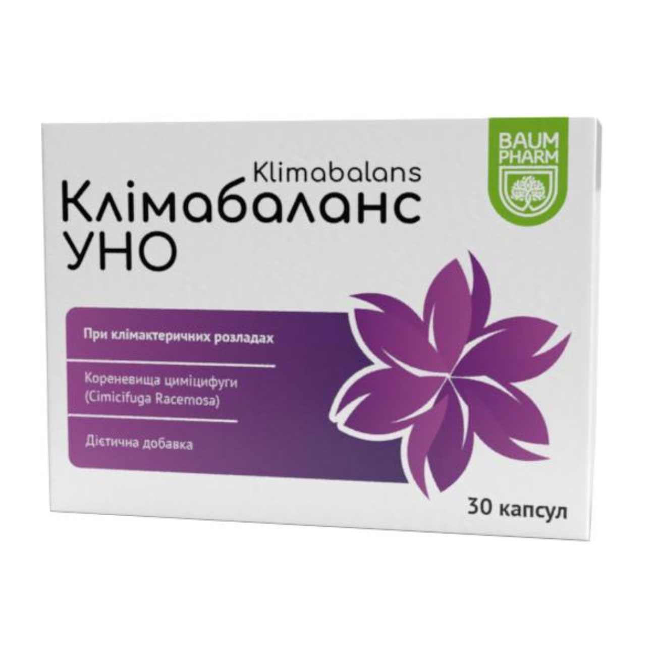 Клімобаланс Уно Baum Pharm Klimabalans, 30 капсул